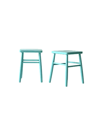 Set of 2 Scandinavian Stools 1960s