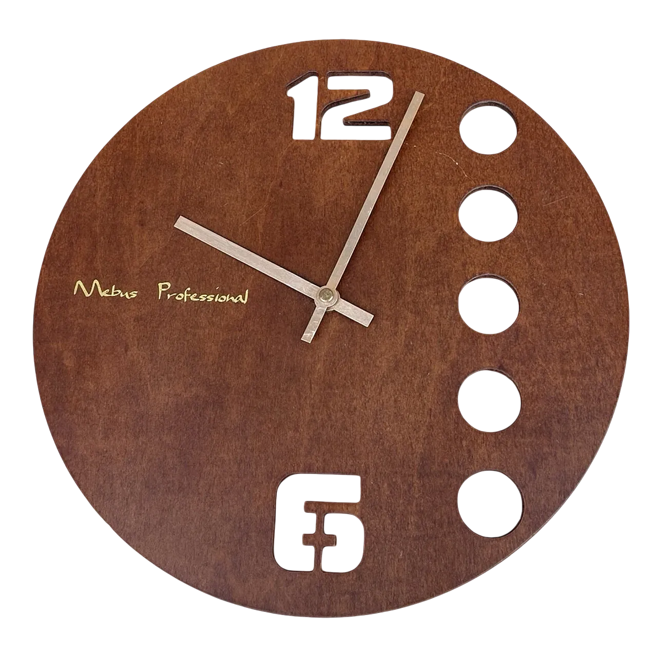 Wooden wall clock by Mebus, 1990s 7
