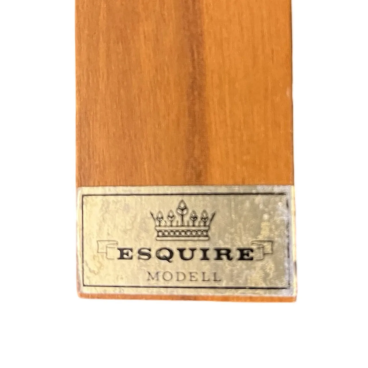 Modernist leather wall clock, Esquiere UK, 1970s 7