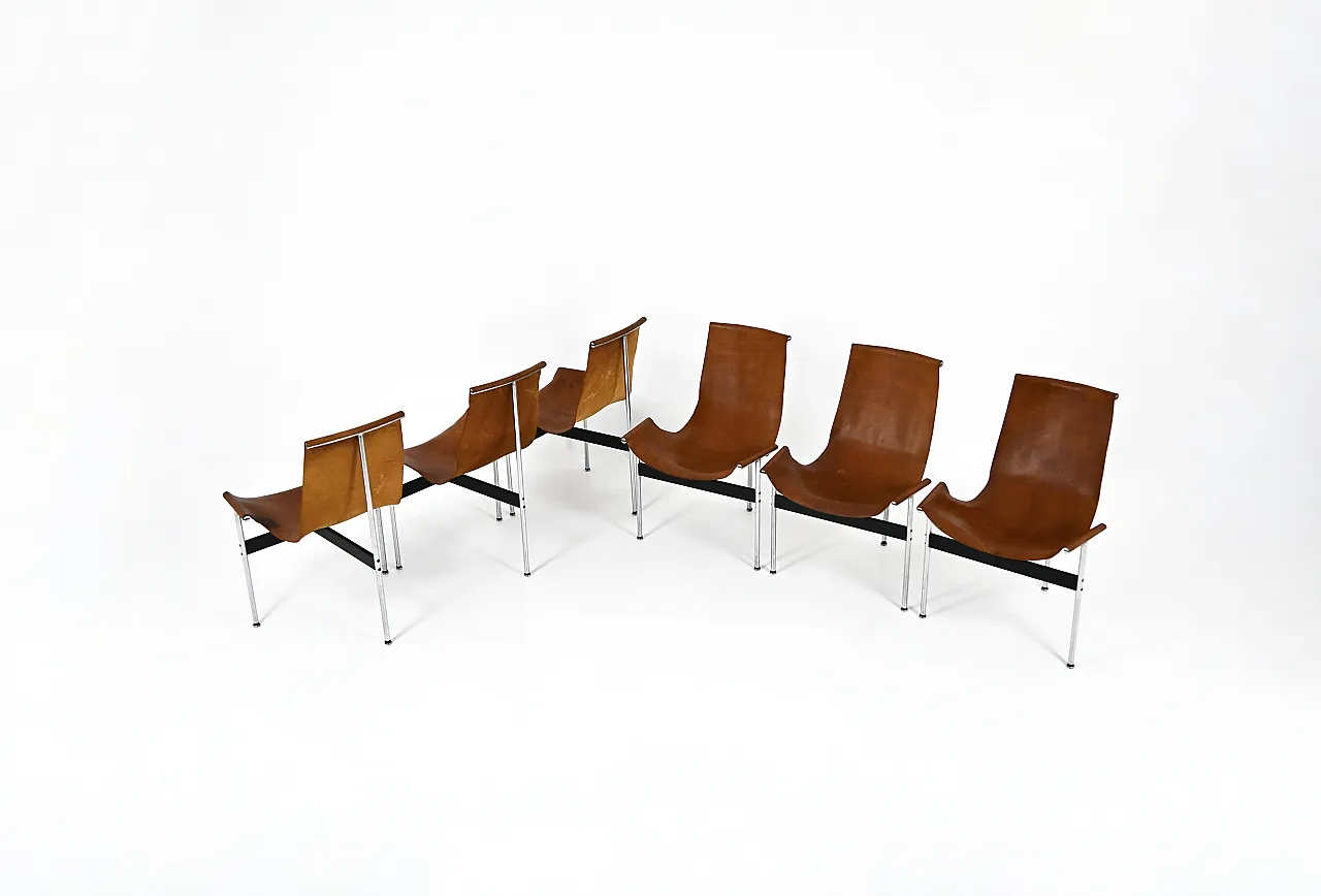 6 sedie 3LC T di William Katavolos per Laverne International, 1952 2