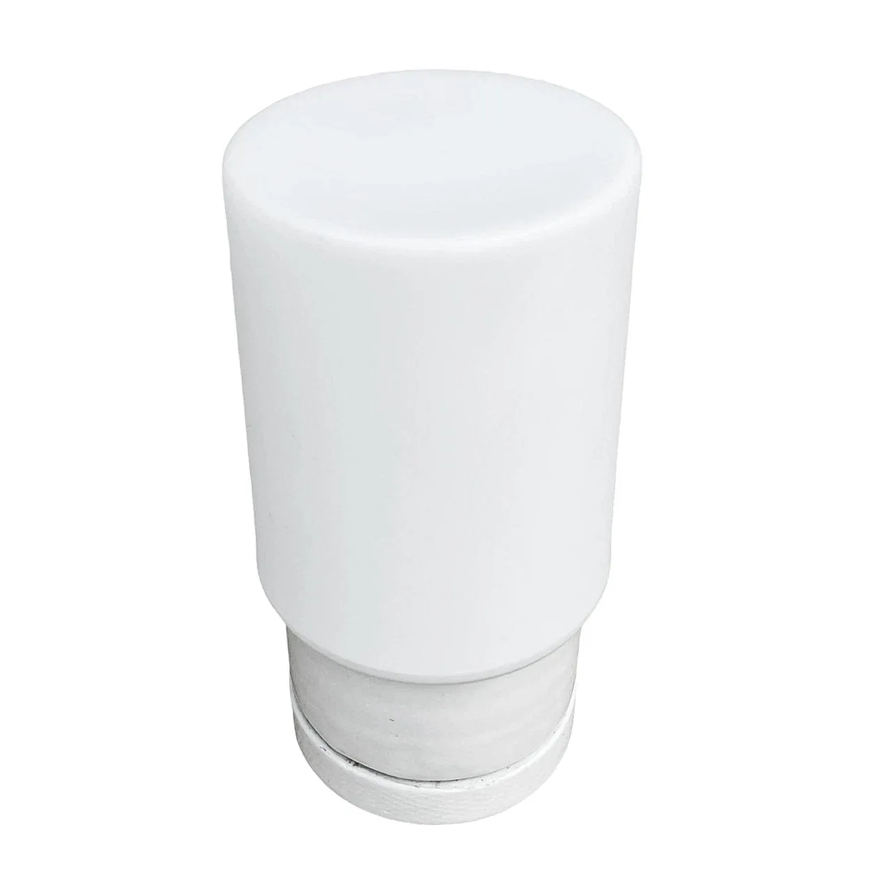 Industrial wall lamp, glass cylinder 01B Elpor, 1970s 2