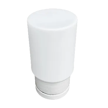 Industrial wall lamp, glass cylinder 01B Elpor, 1970s