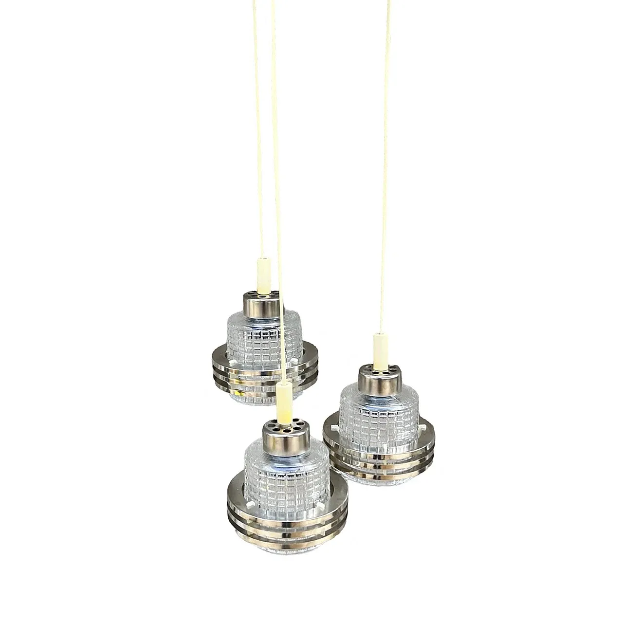 Cascade chandelier by Pokrok Žilina, 1970s 5