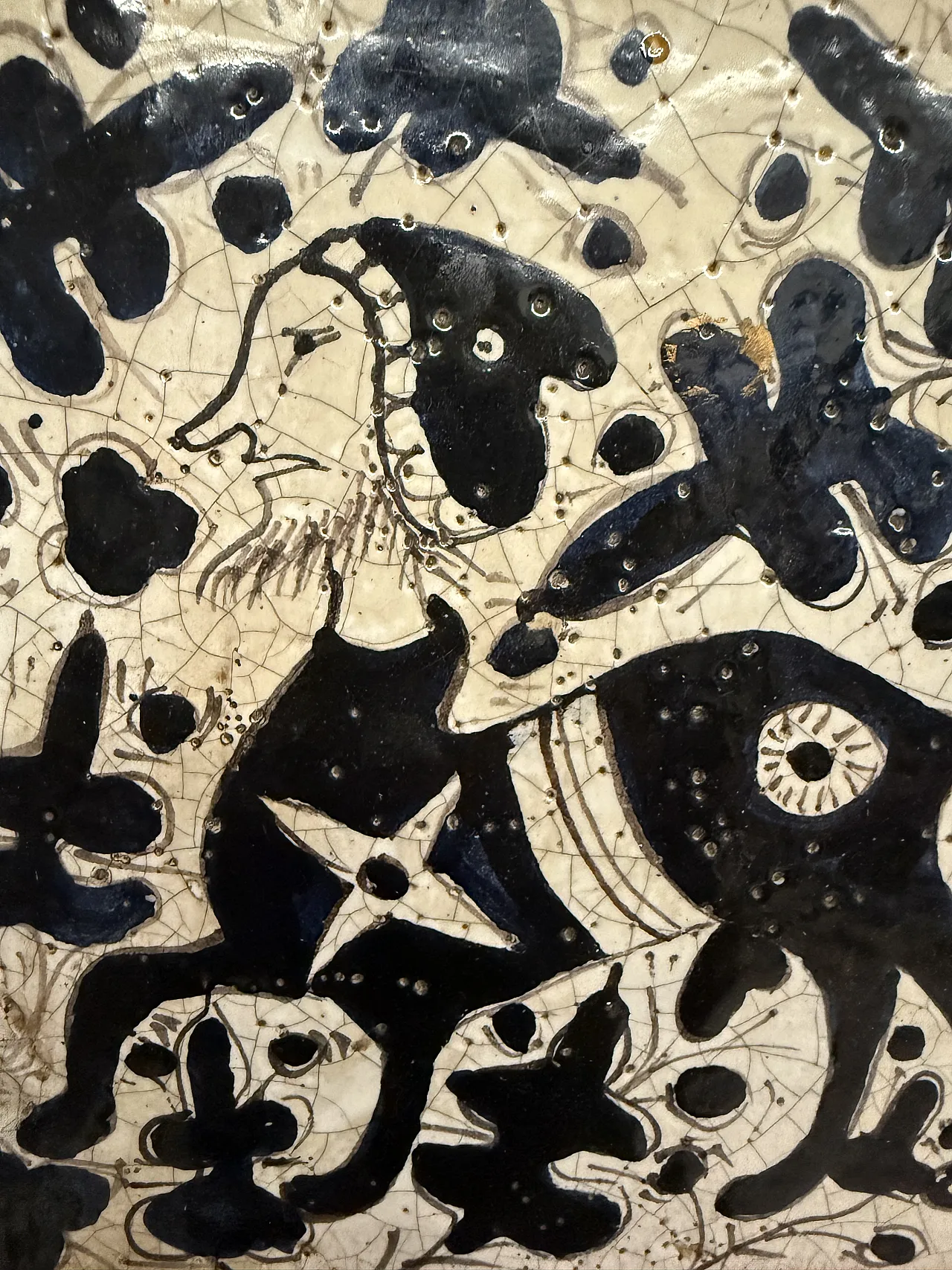 Mattonella maiolica dipinta a zaffera, '900 6