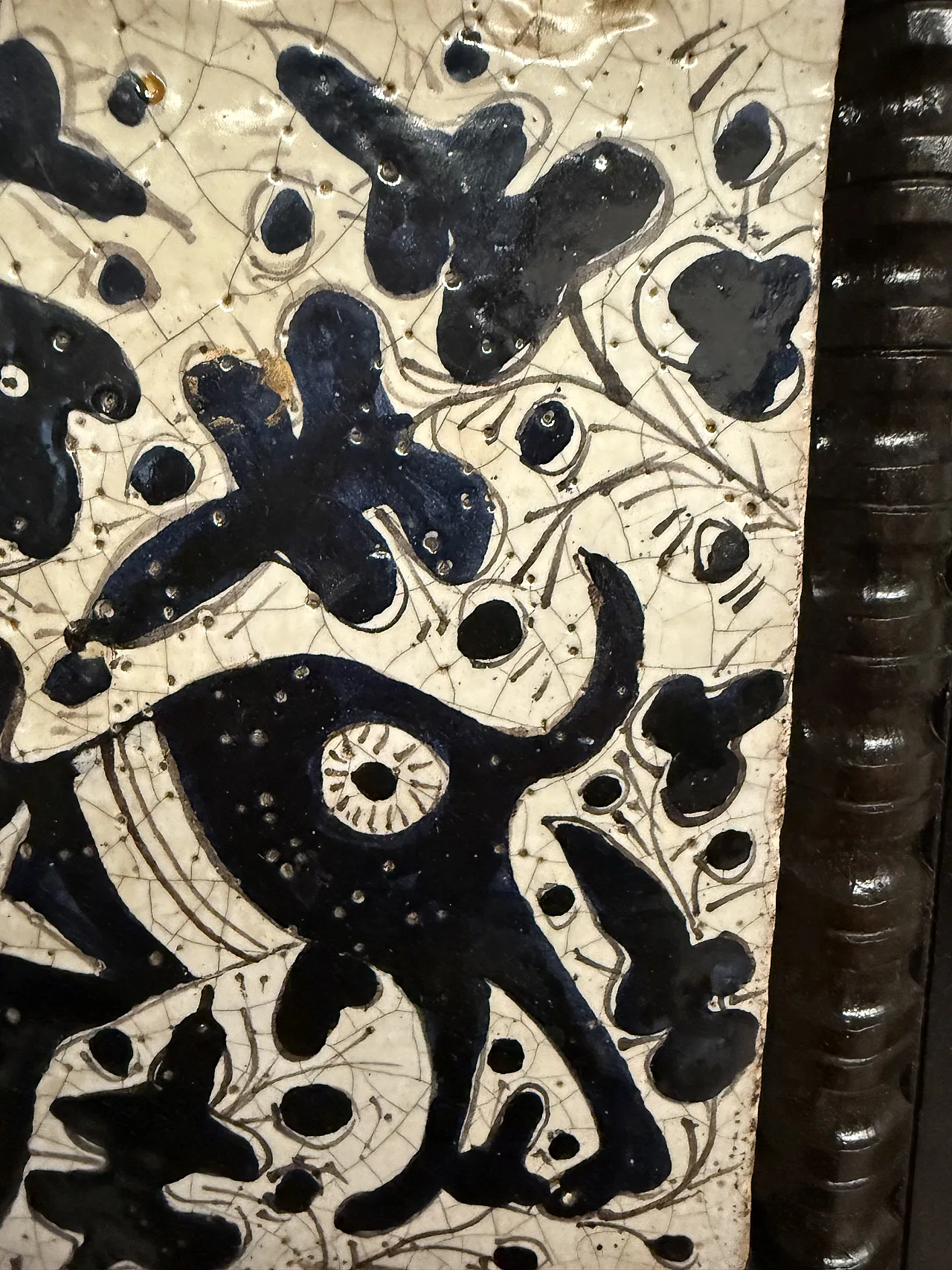 Mattonella maiolica dipinta a zaffera, '900 7