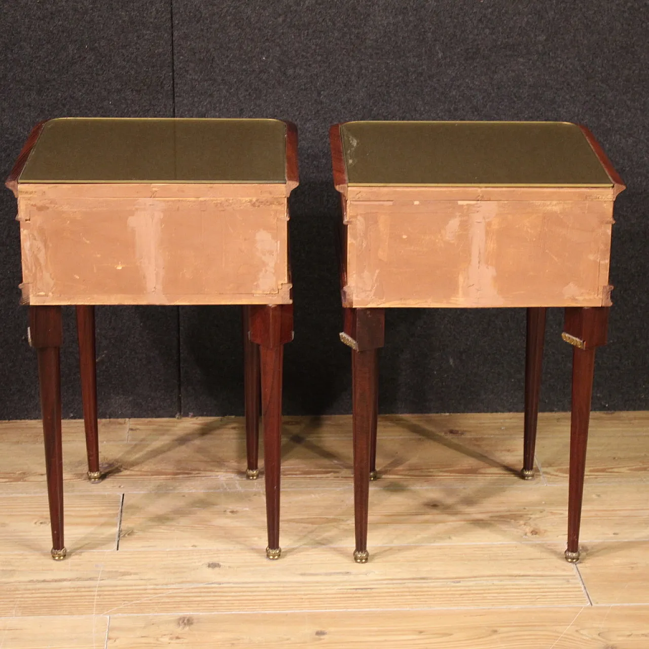 Pair of Italian bedside tables, 60s 8