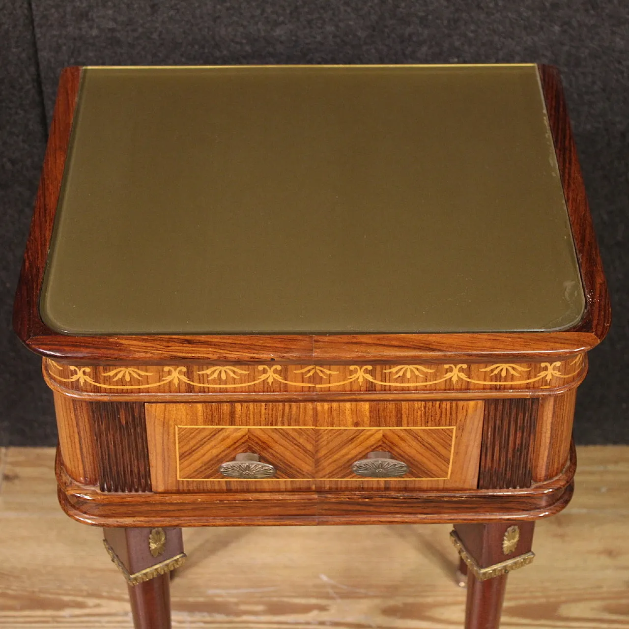 Pair of Italian bedside tables, 60s 9