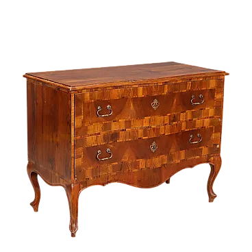 Cassettone a due cassetti in stile barocco, metà '900