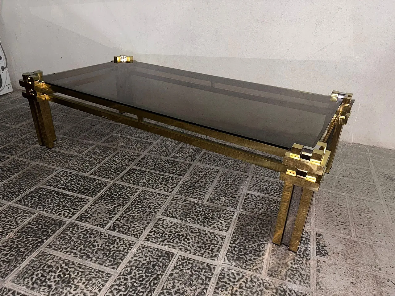 Tavolino Hollywood regency by Romeo Rega, 70s 1