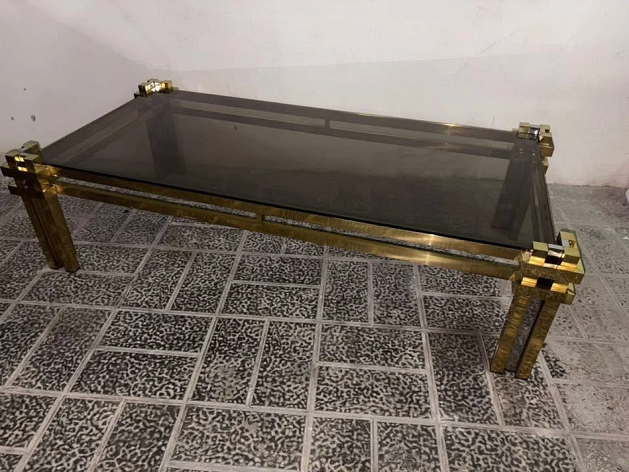 Tavolino Hollywood regency by Romeo Rega, 70s 2