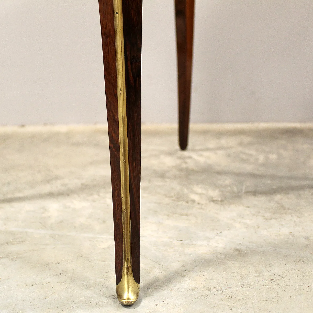 Tavolino in palissandro intarsiato Napoleone III '800 10