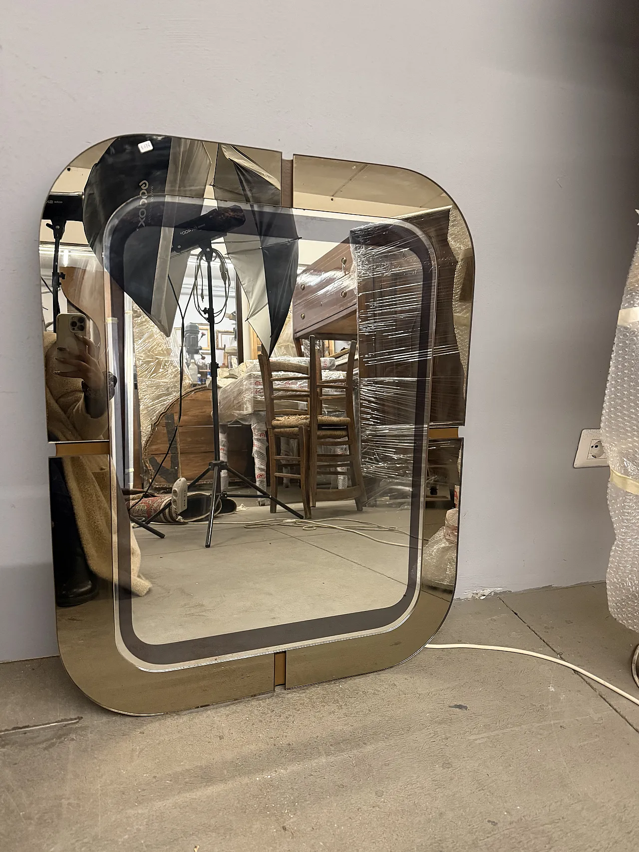 Specchio space age anni '70 5