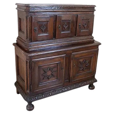 Wwalnut sideboard, 17th century