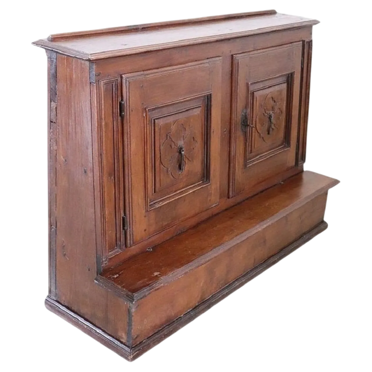 Walnut kneeler, 18th century 22