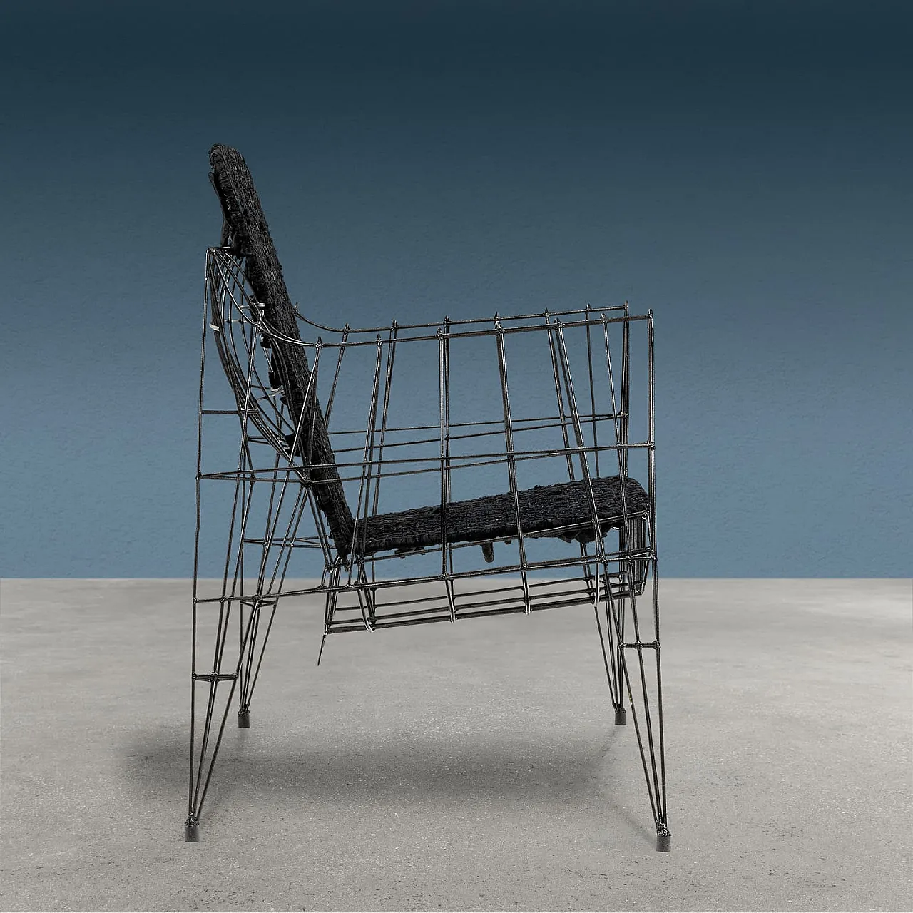 Glass armchair by Anacleto Spazzapan, late 20th century 2