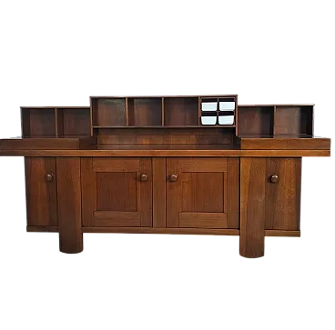 Walnut Sideboard Credenza 602 Model by Coppola for Bernini, 70s