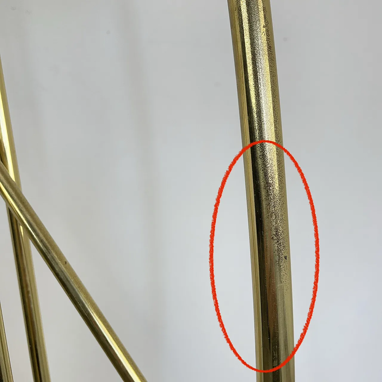 Hanging console in brass and copper produced by Driade, Italy, 1990s 26