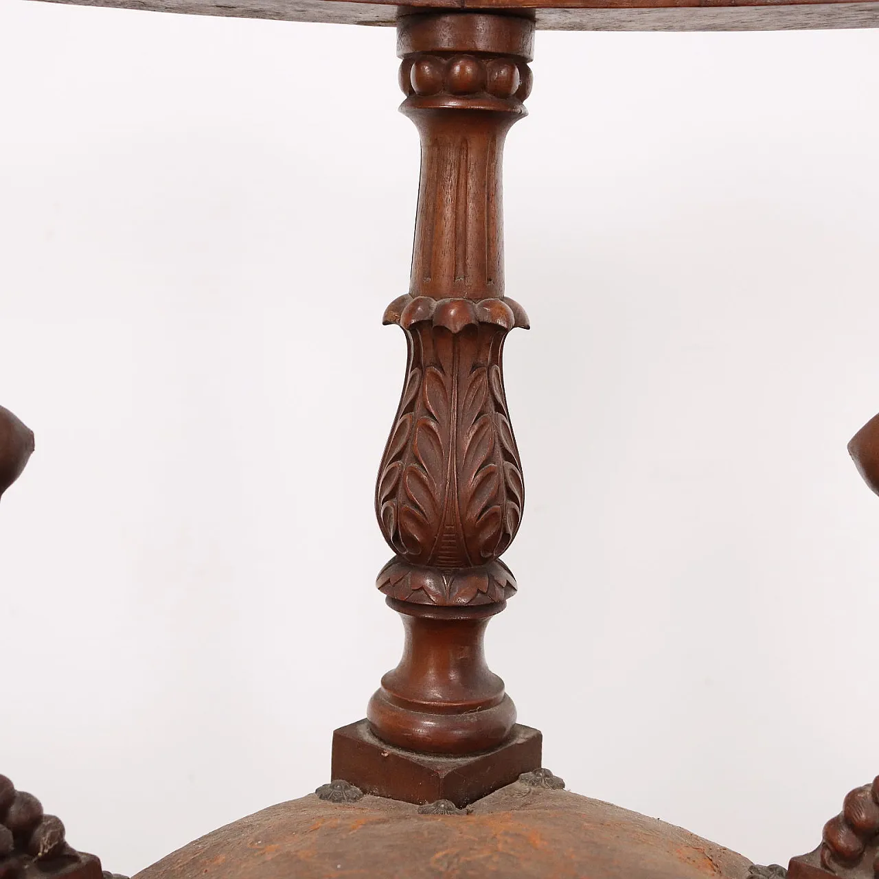 Poltroncina angolare in noce, '800 4