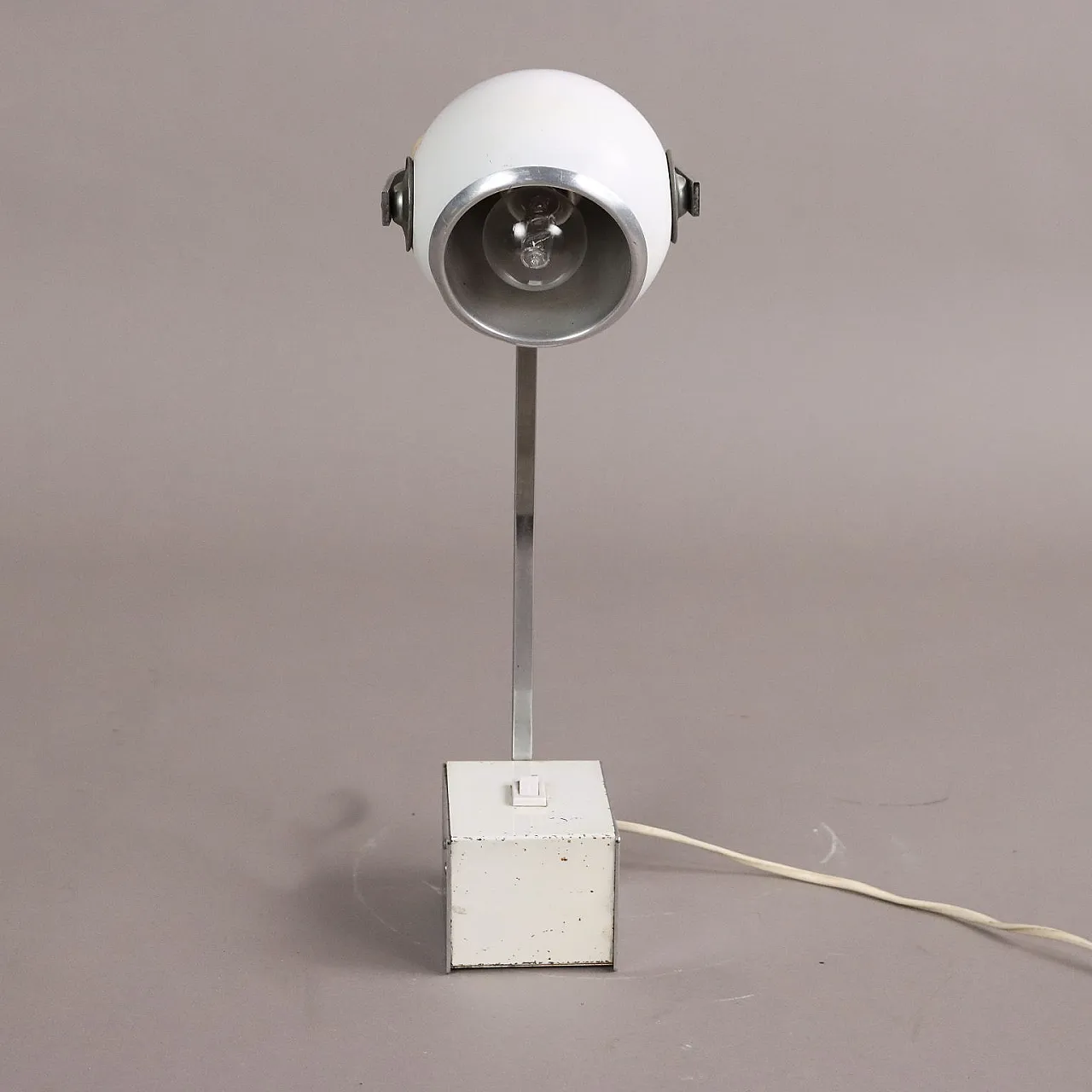 Lampada in alluminio e metallo di Stilnovo, anni '70 7