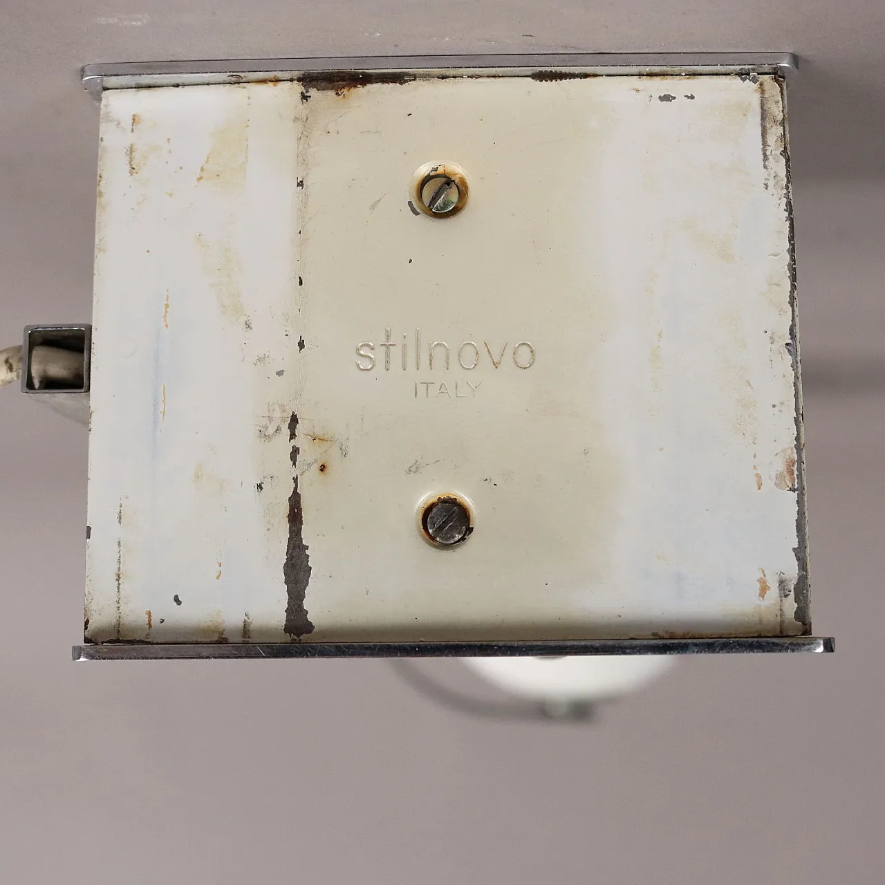 Lampada in alluminio e metallo di Stilnovo, anni '70 8