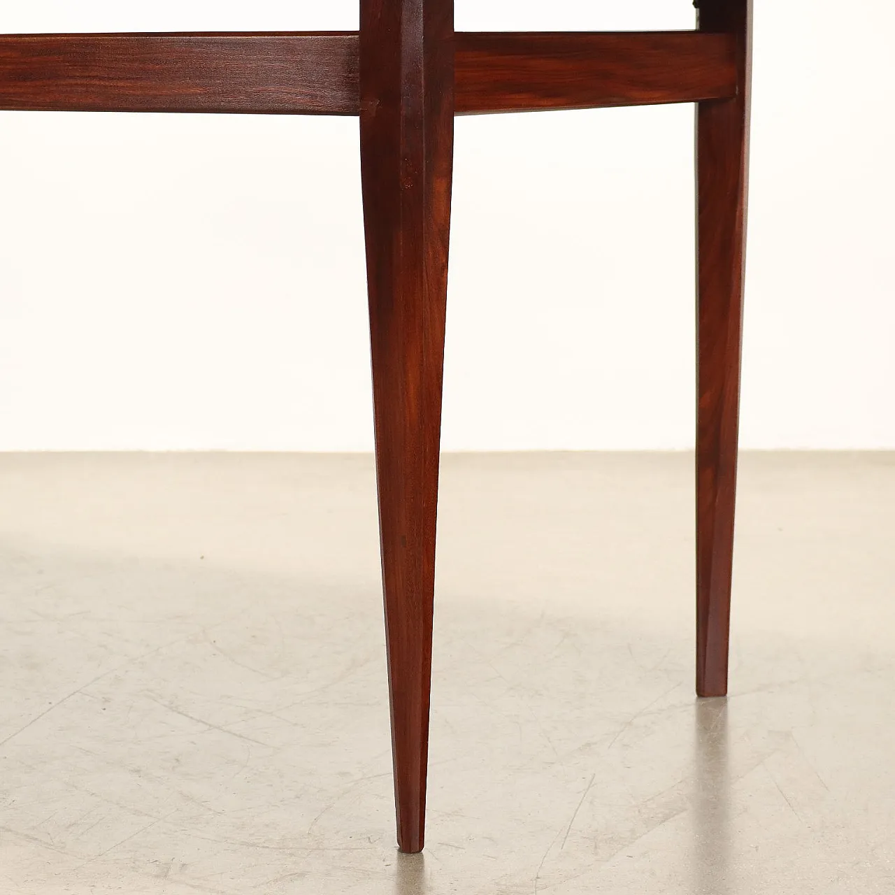 Tavolo in faggio impiallacciato e mogano, anni '60 6