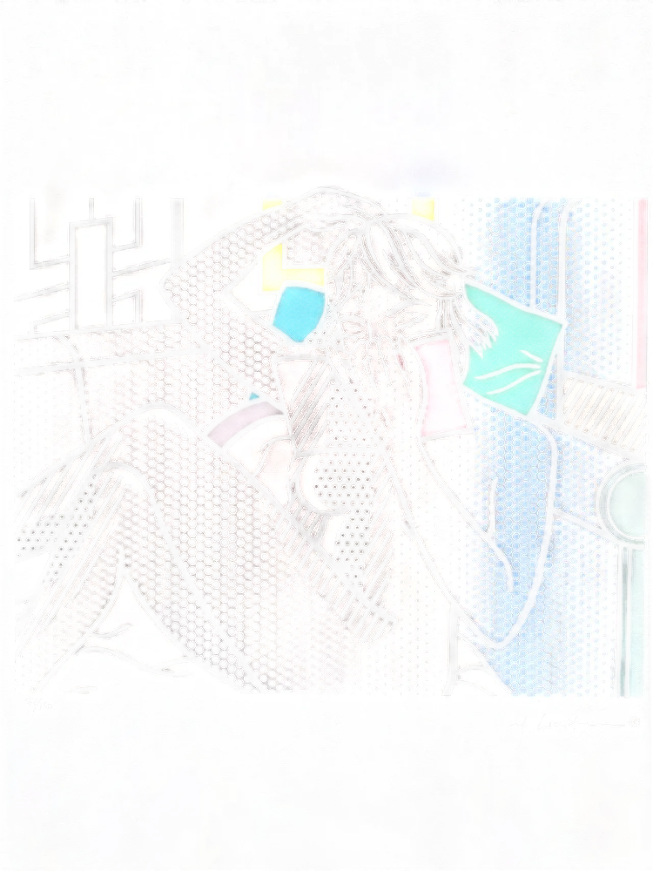 Nude Reading by Roy Lichtenstein, 20th century 8