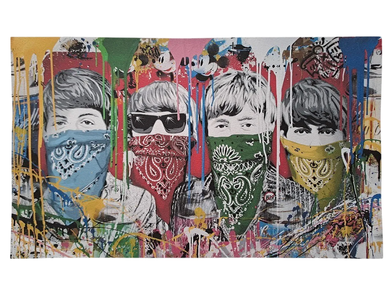 Beatles di Mr. Brainwash, litografia, '900 | intOndo