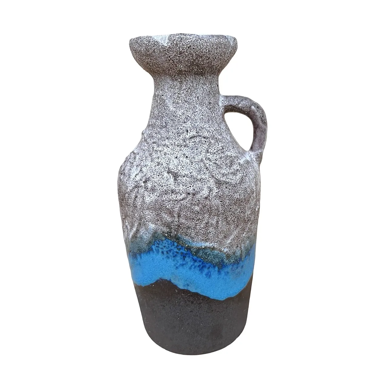 Ceramic vase with handle by Strehla Keramik, 1970s 2