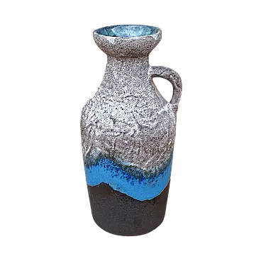 Ceramic vase with handle by Strehla Keramik, 1970s