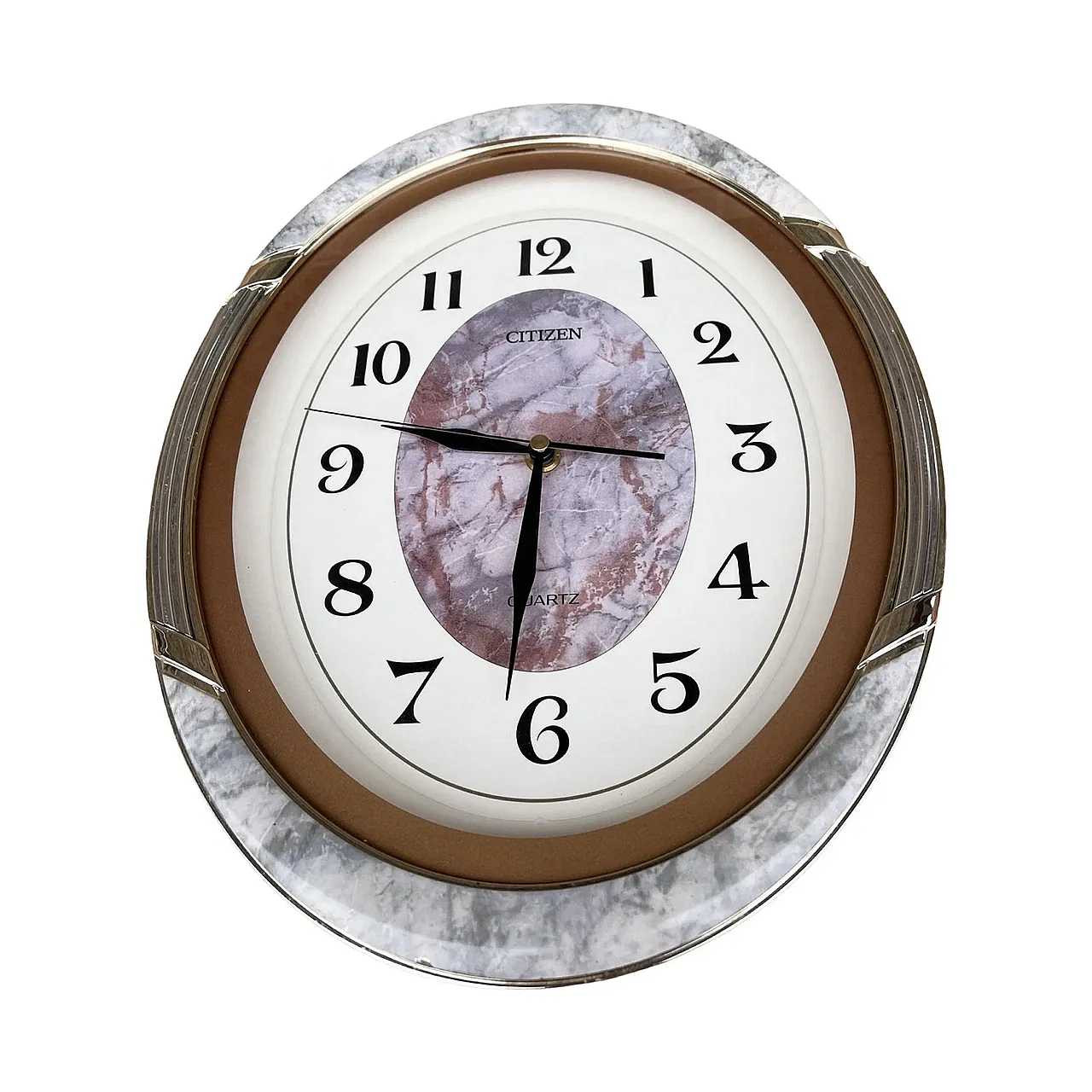 Hollywood Regency Citizen wall clock, 1980s 7