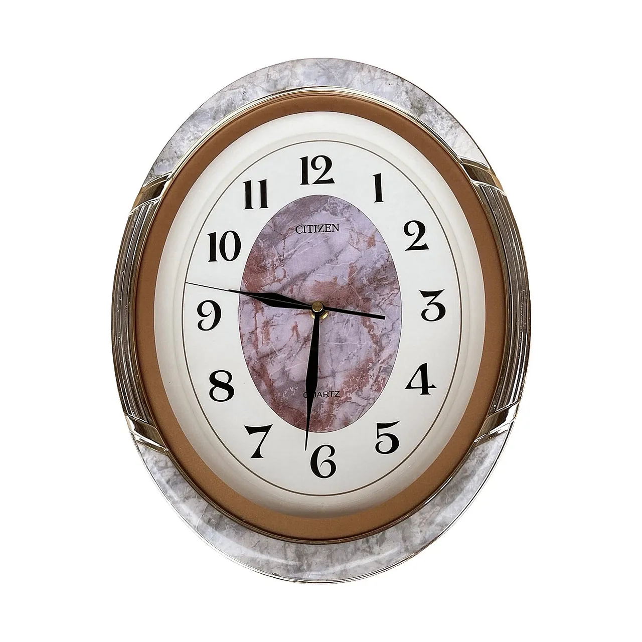 Hollywood Regency Citizen wall clock, 1980s 10