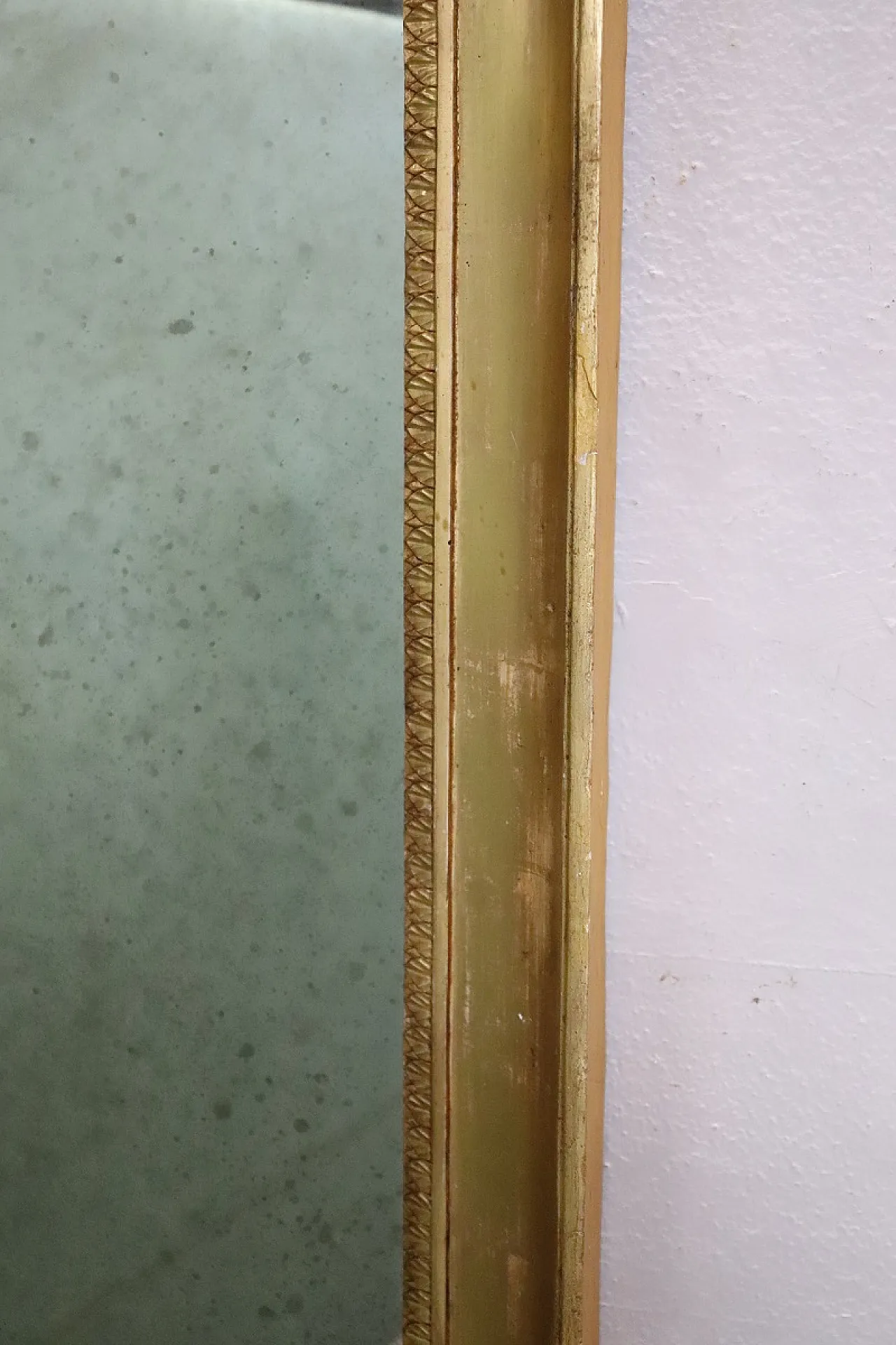 Specchio antico in legno dorato, '800 9