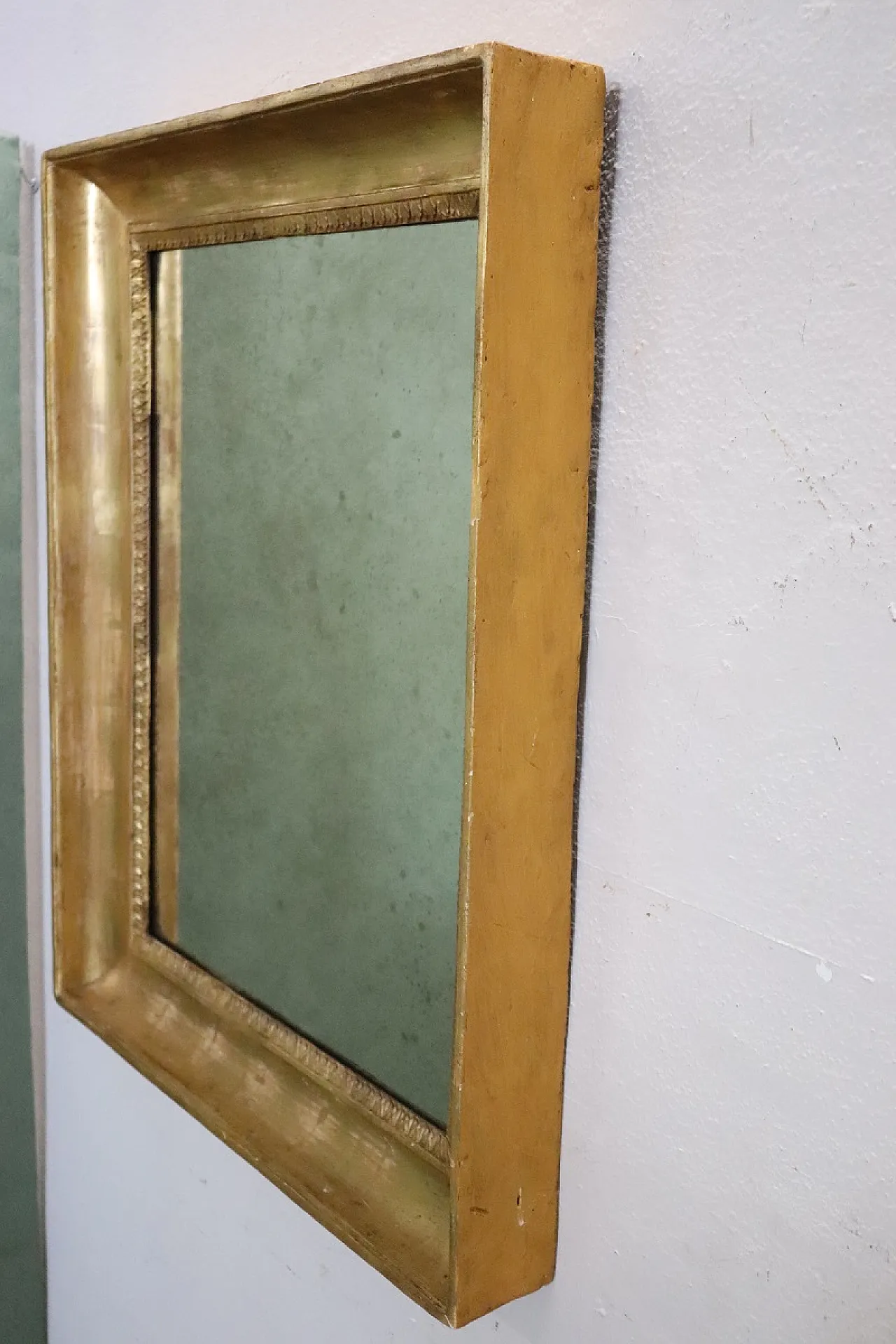 Specchio antico in legno dorato, '800 10