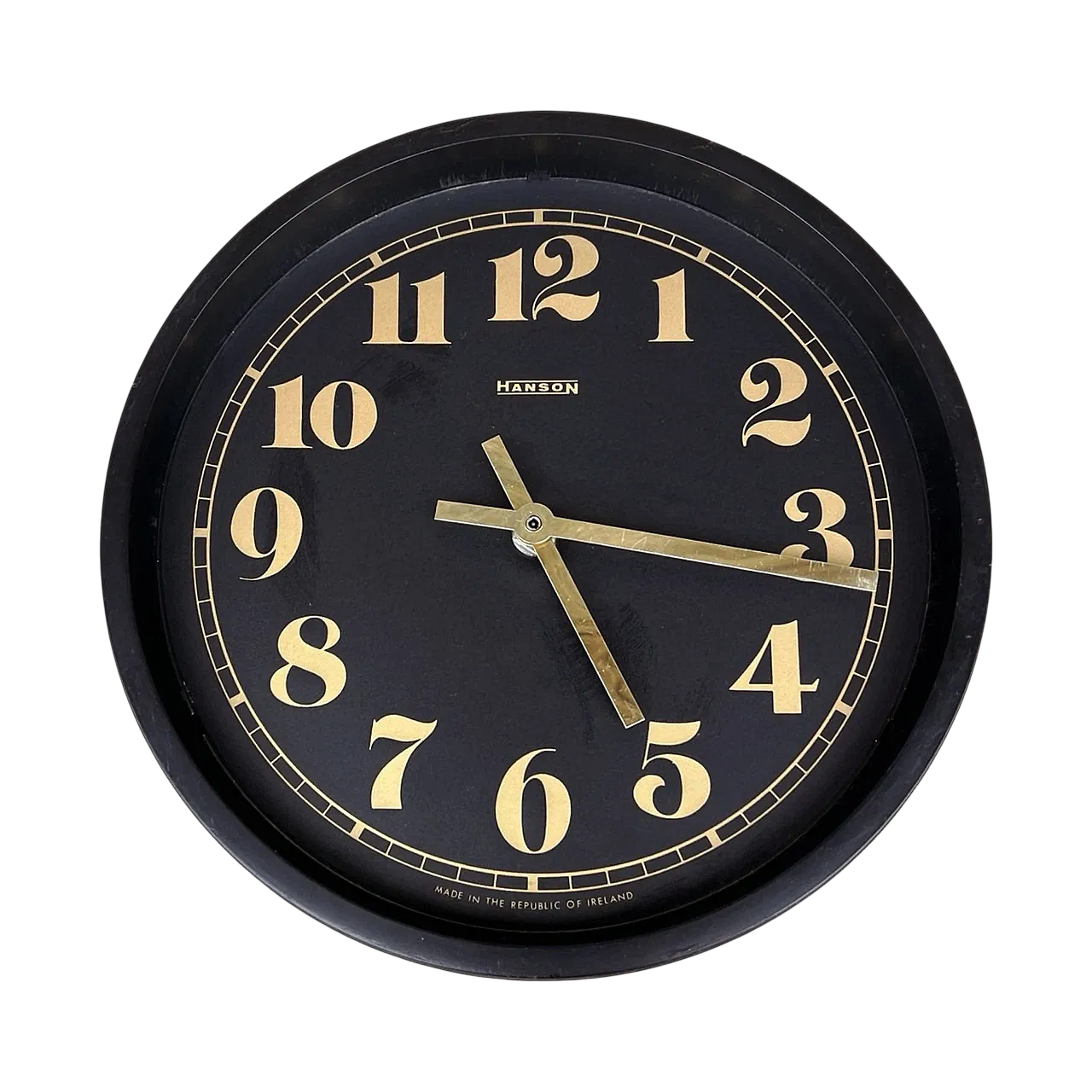 Wall clock by Hanson Ireland, 1990s 12