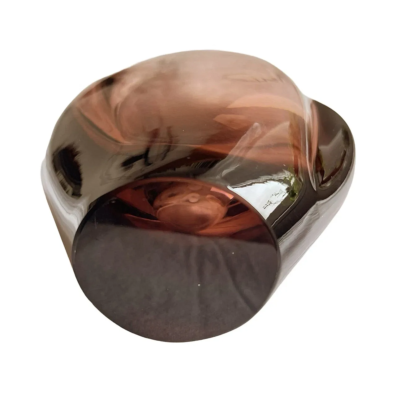 Glass vase by M. Klinger for Železny Brod Sklo, 1960s 8