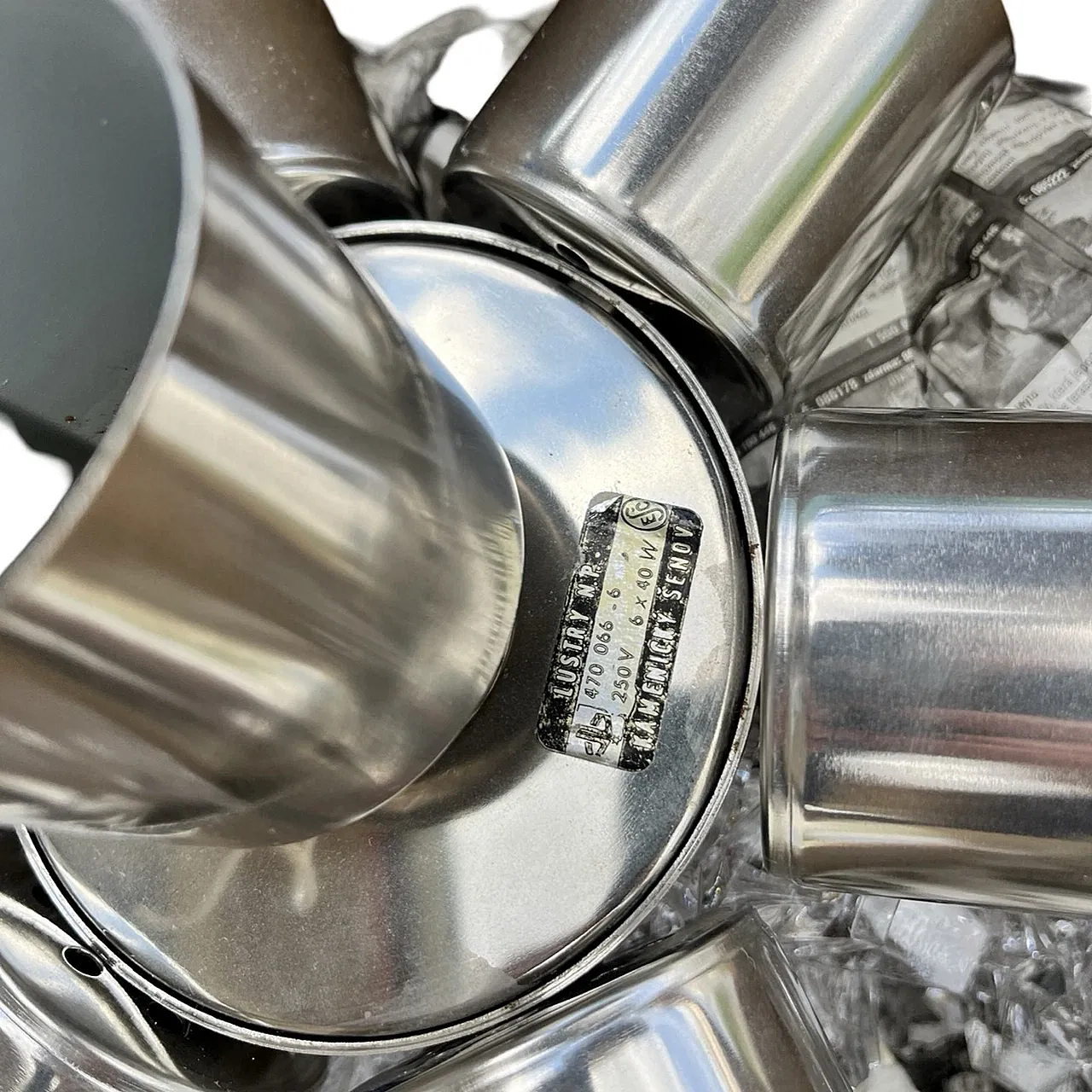 Sputnik chandelier by Kamenicky Senov, 1970s 2