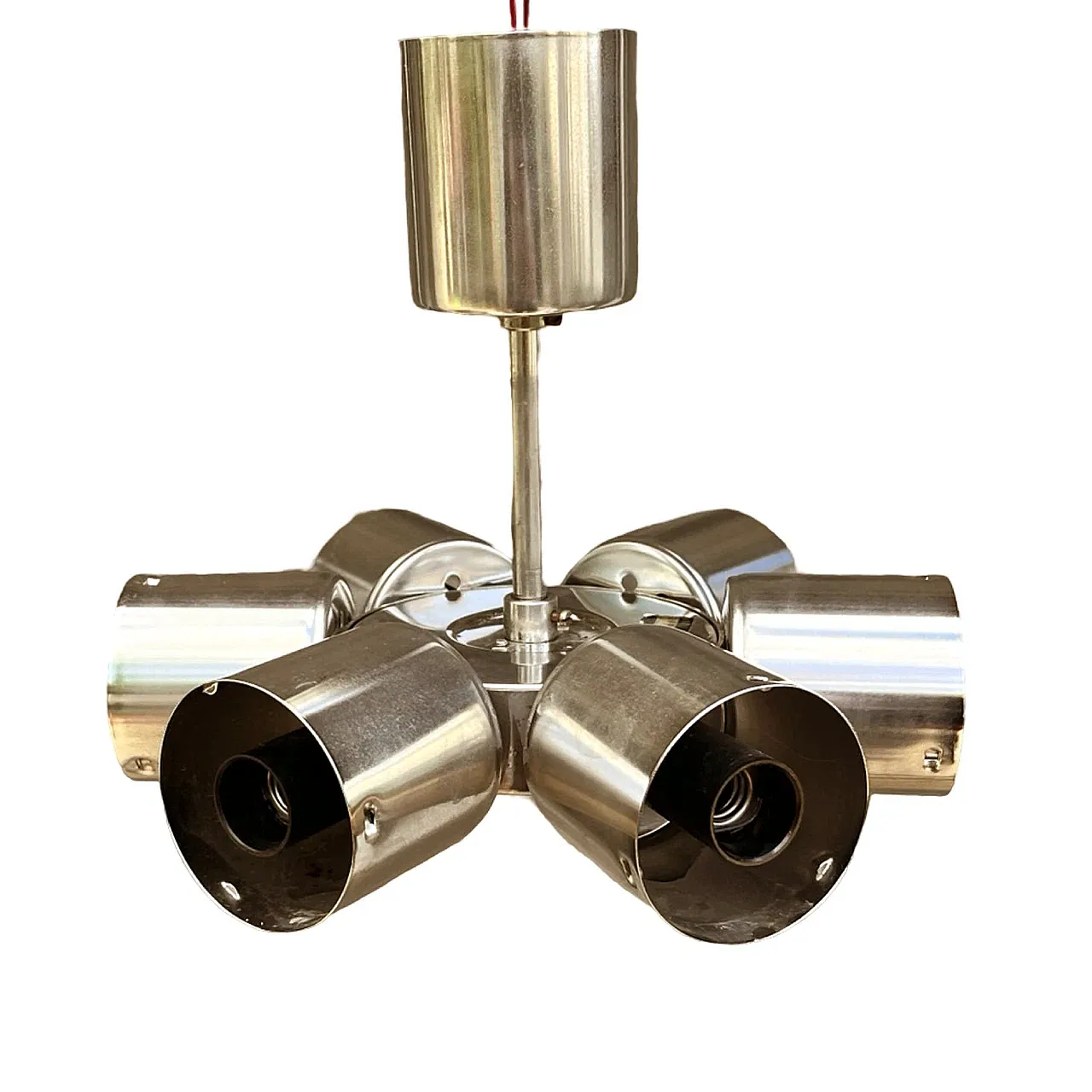 Sputnik chandelier by Kamenicky Senov, 1970s 3