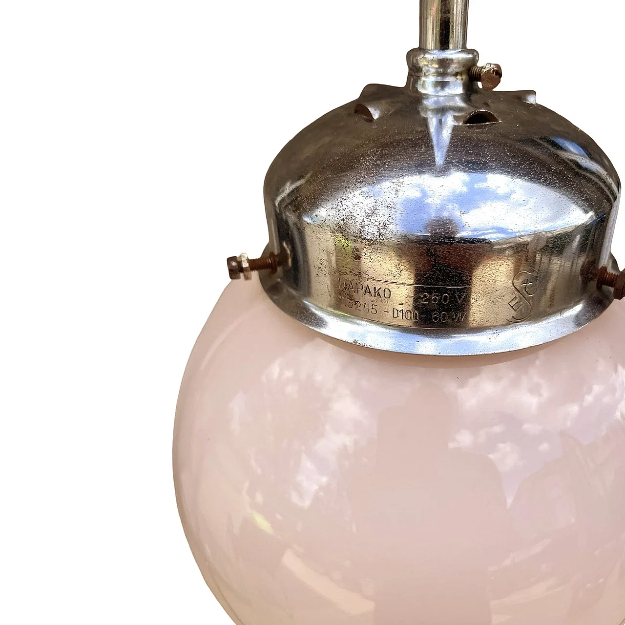 Art Deco pendant lamp by Napako, 1940s 2