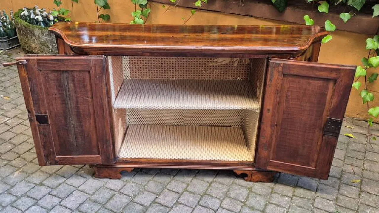 Credenza emiliana in legno di noce, '700 6