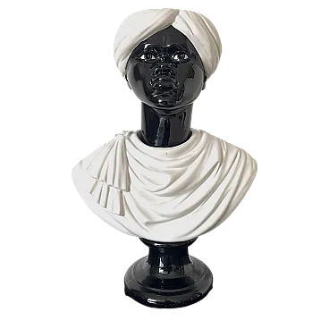 Vaso Testa di Moro di Piero Fornasetti per Fornasetti, anni '60