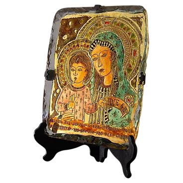 Madonna col Bambino in vetro artistico di Fontana Arte, anni '40