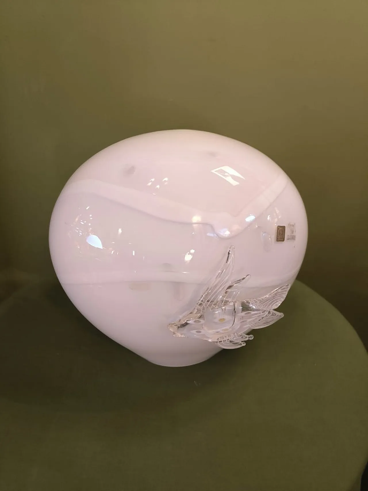 Murano lamp with fish, 1970s 7