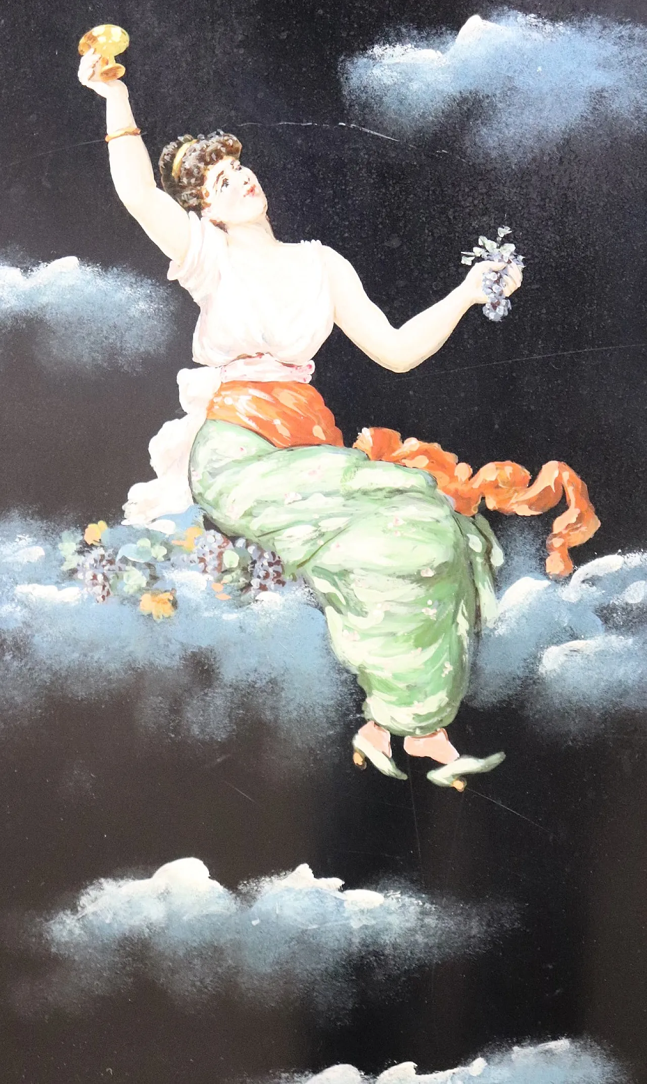 Pair of single beds in painted iron from the early 1900s 8