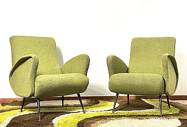 Pair of armchairs by Isa Bargamo, 1950s