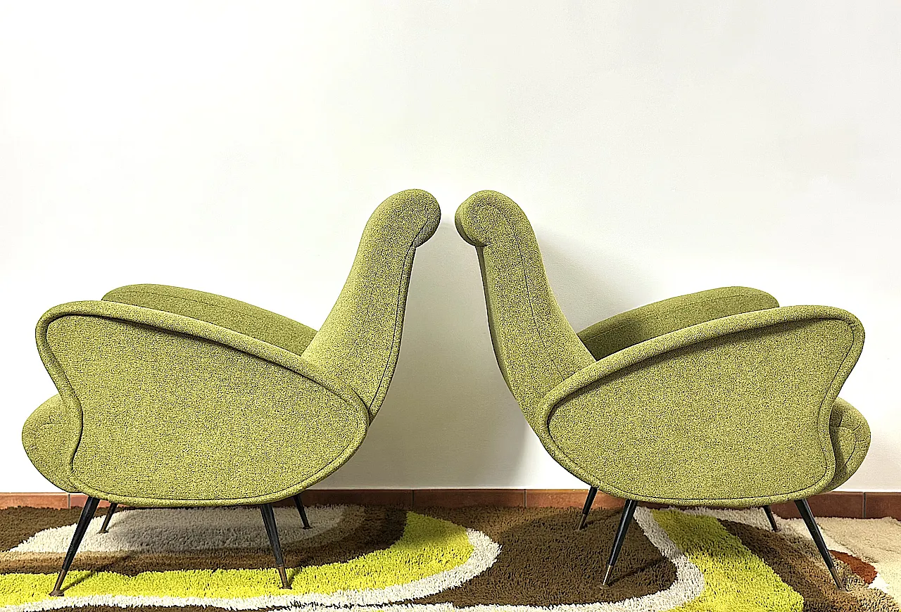 Pair of armchairs by Isa Bargamo, 1950s 7