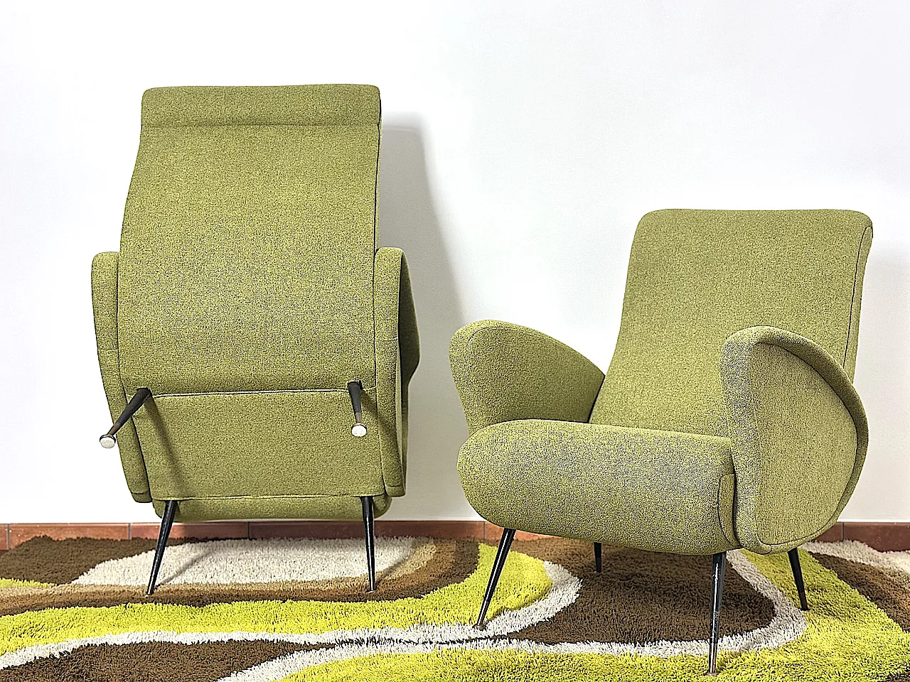 Pair of armchairs by Isa Bargamo, 1950s 12