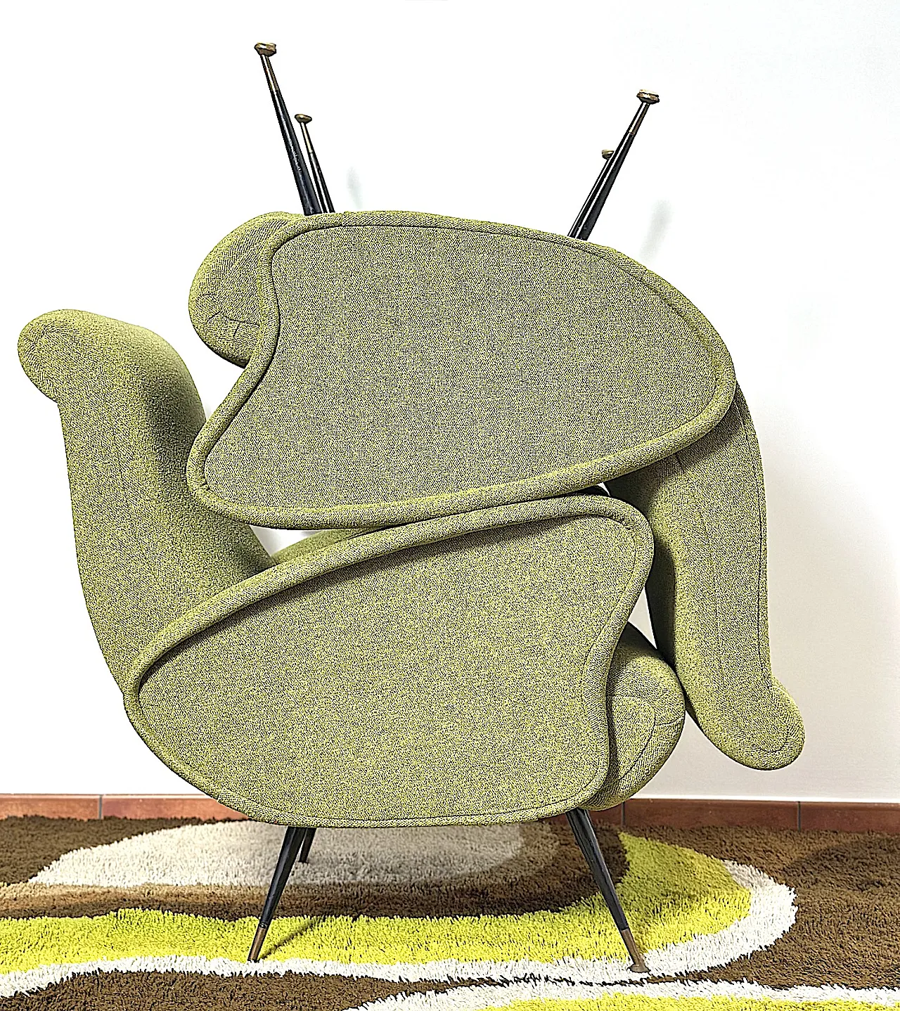 Pair of armchairs by Isa Bargamo, 1950s 13