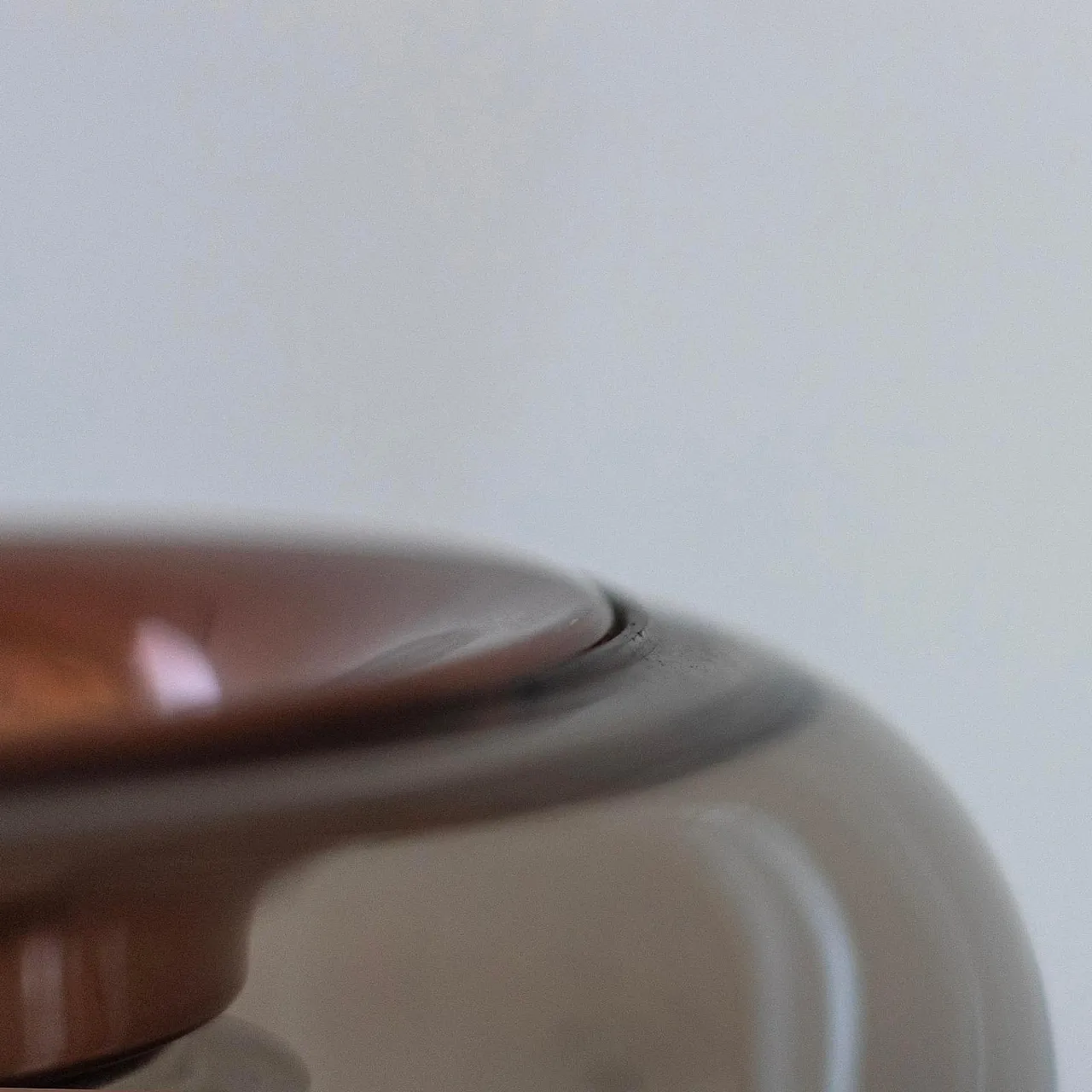 Smoked glass pendant lamp, 70s 7