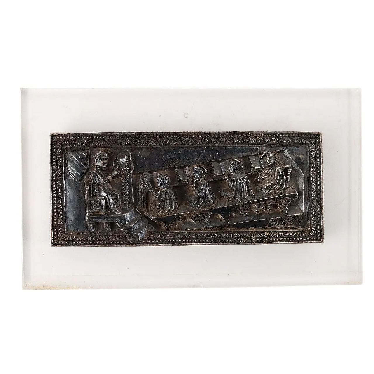 Formella in argento, riproduzione dalla Basilica di San Zeno a Verona 1