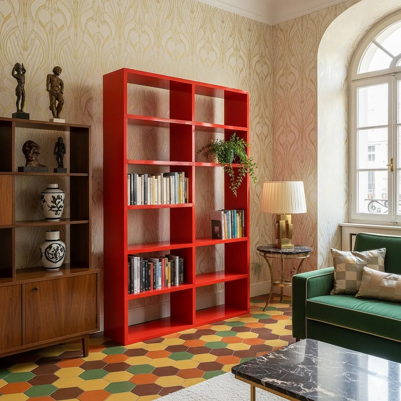 Kartell modular bookcase by Giulio Polvara, late 20th century 2